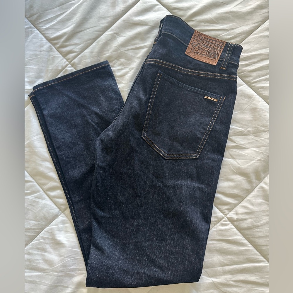 Volcom Men's Deep Indigo Straight Jeans